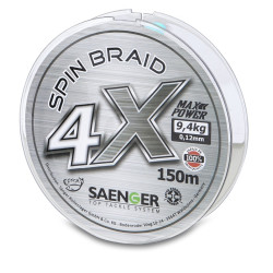 Saenger šňůra 4 X Spin Braid 150 m/ 0,18mm