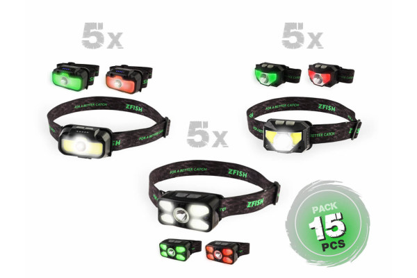 ZFISH Trade Pack Čelovky 15ks