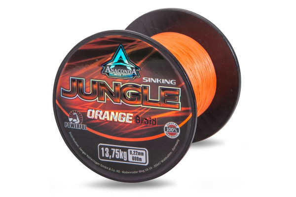 Anaconda šňůra Jungle Orange 0,25mm 600m