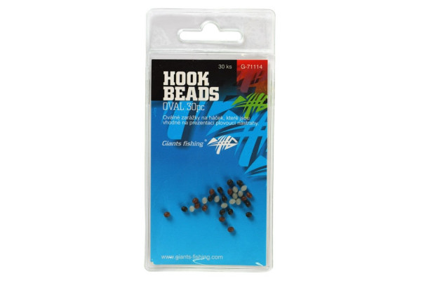 Giants fishing Zarážka na háček Hook Beads Oval, 30ks