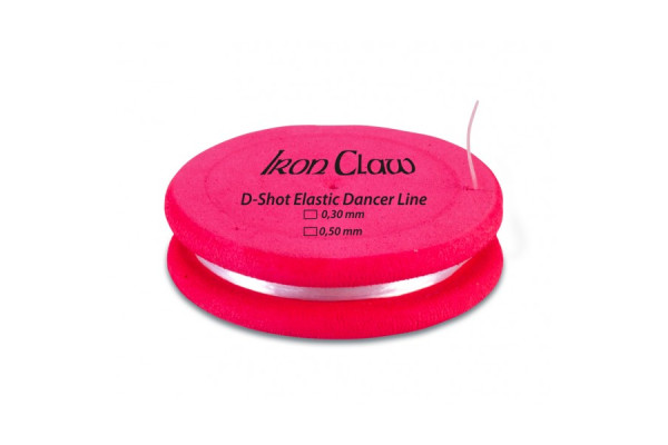 Iron Claw elastický vlasec D-Shot Elastic Dancer Line 0,30 mm 3m