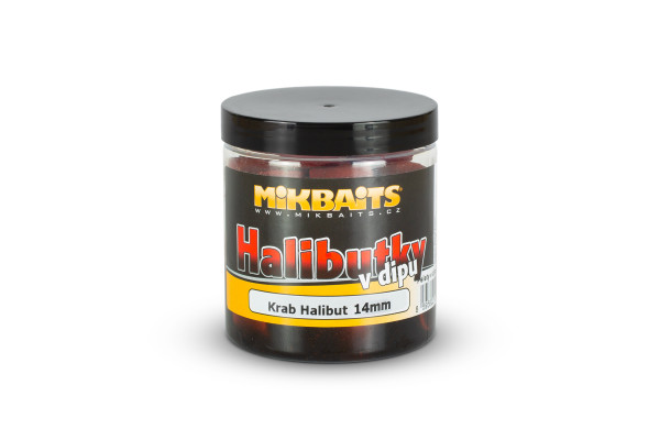 Halibutky v dipu 250ml - Krab Halibut 14mm