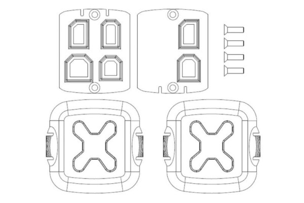 Humminbird organizér na kabely Cable Kit MBCC 1100