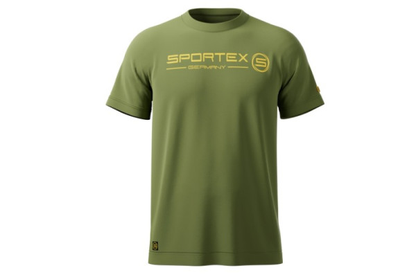 Sportex rybářské tričko T-Shirt zelené s logem