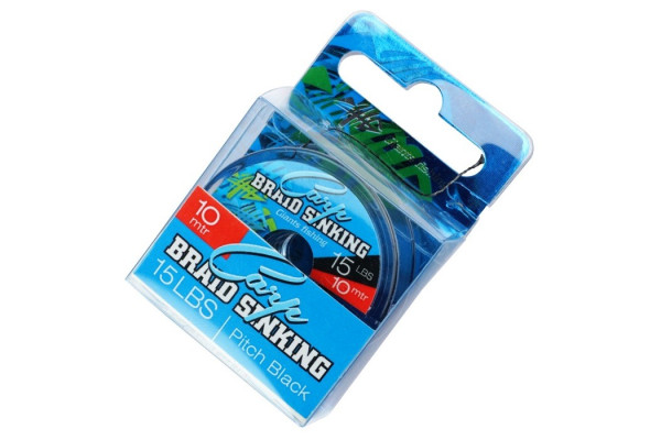 Giants fishing Splétaná šňůra Carp Braid Sinking 15lbs/10m Pitch Black