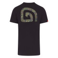 Trakker Tričko CR Logo T-shirt Black Camo - M