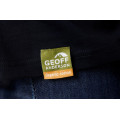 Tričko Geoff Anderson Organic Tee black, orange logo