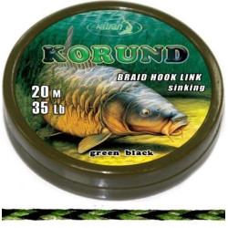 Katran Měkká Návazcová Šňůrka Braided hook links KORUND 25lb 20m