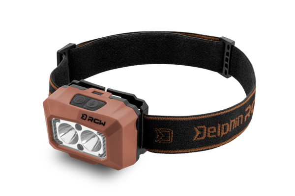Čelová lampa Delphin RGW PRO UC