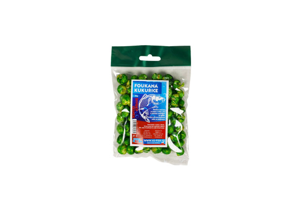 KS Fish foukaná kukuřice 20g, divoký česnek