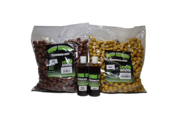 Carp Inferno AKCE Boilies Light Line 3 kg + 250 ml Booster