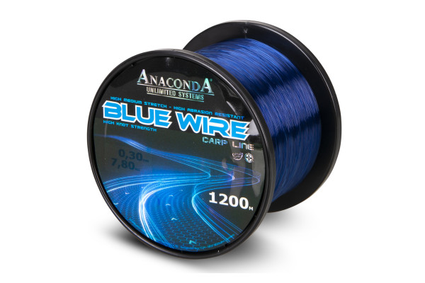 Anaconda vlasec Blue Wire 0,38 mm 1200 m