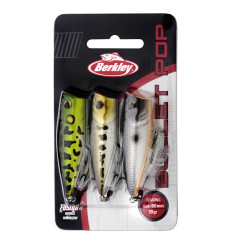 Wobler Berkley Bullet Pop Floating 6cm Set 3ks Wobler Berkley Bullet Pop Floating 6cm Set 3ks