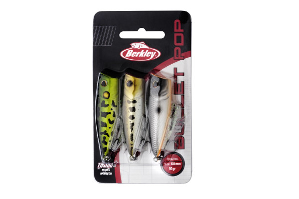 Wobler Berkley Bullet Pop Floating 6cm Set 3ks Wobler Berkley Bullet Pop Floating 6cm Set 3ks