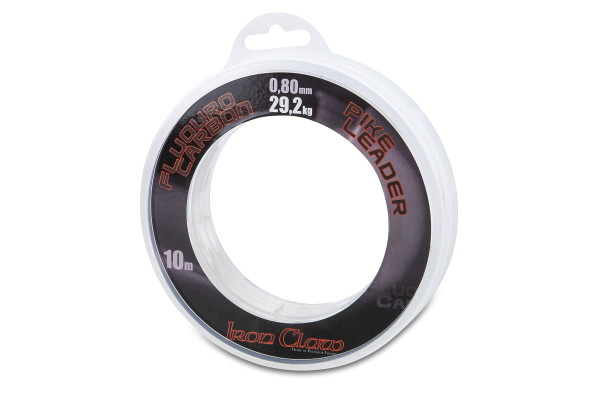 Iron Claw fluorocarbon Pike Leader 0,70 mm 10 m