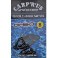 Carp´R´Us Quick Change Swivel - size 8, 8pcs