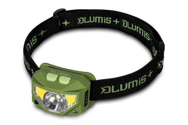 Čelová lampa Delphin LUMIS