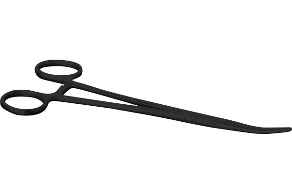 Saenger Pean tmavý - zahnutý, 18 cm
