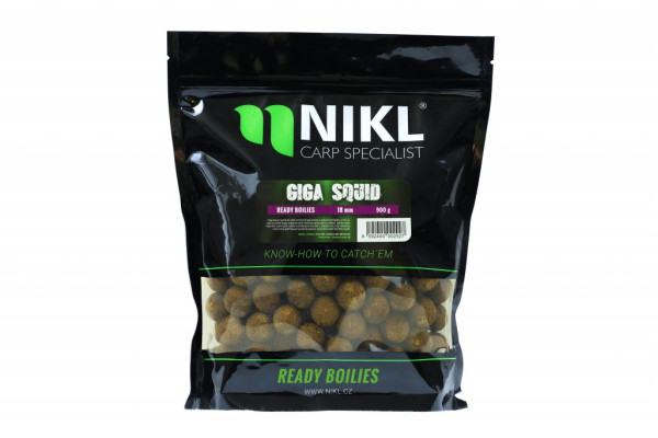 Nikl Ready boilie Giga Squid 20mm, 250g