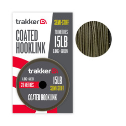 Trakker Návazcová šňůra - Semi Stiff Coated Hooklink 20lb, 9,8kg, 20m