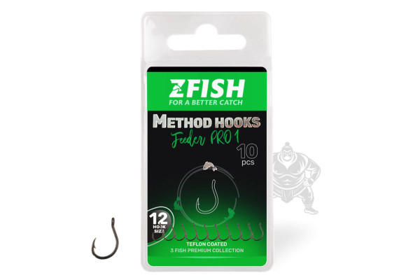 ZFISH Háčky Method Feeder PRO 1