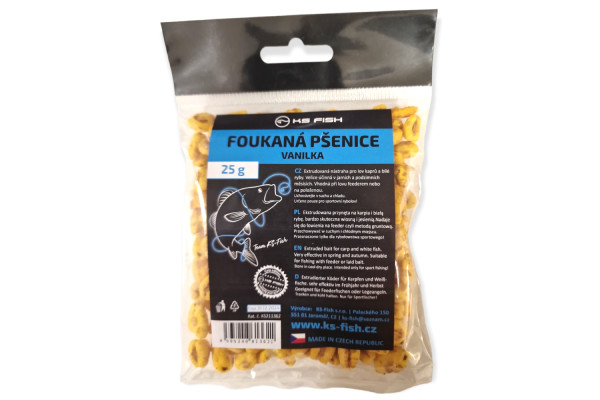 KS Fish foukaná pšenice 25g vanilka