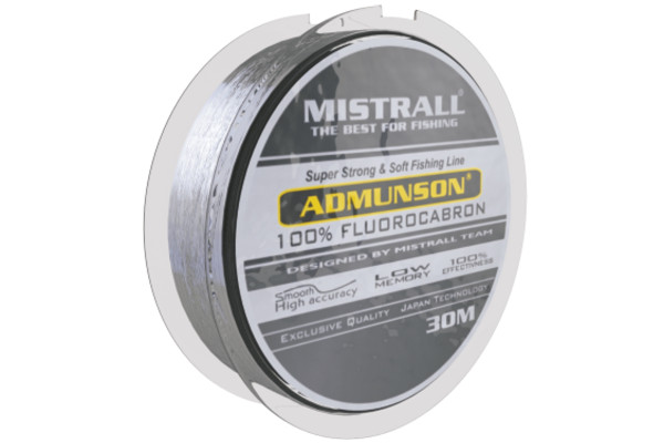 Mistrall fluorocarbon Admunson 0,22mm 30m