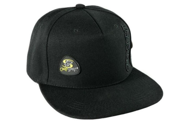 Carp Spirit kšiltovka Flat Peak Cap Black