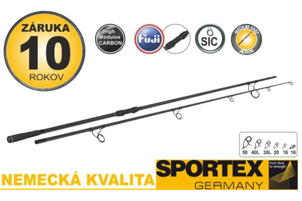 Kaprové pruty SPORTEX Triumph Carp 2-díl