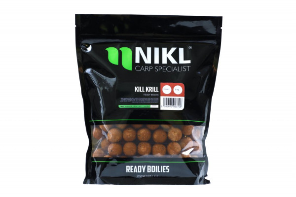 Nikl Ready boilie Kill Krill 24mm, 1kg