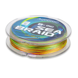 Aquantic šňůra osmipramenná MC Sea-Braid 0,16 mm 300 m multicolor