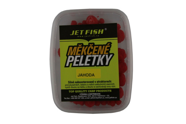 40g Fluo měkčené pelety : JAHODA / MORUŠE