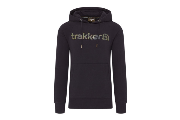 Trakker Mikina CR Logo Hoody Black Camo - XL