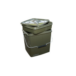 Trakker Plastový box na návnady a nástrahy - 13 Ltr Olive Square Container inl. Tray