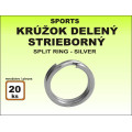 Kroužek Sports - dělený černý velikost 7 / 10kg / 20ks