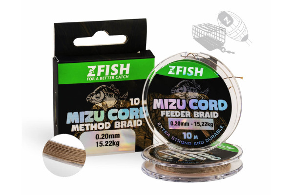 ZFISH Šňůrka MizuCord Method Feeder braid 10m