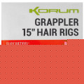 Grappler Hair Rigs 38cm - barbed