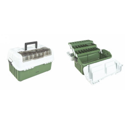 Mistrall rozkládací kufřík na bižuterii, zelený, 440 x 250 x 180 mm