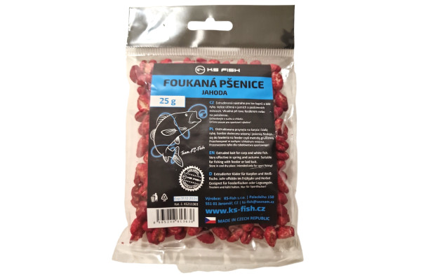 KS Fish foukaná pšenice 25g jahoda