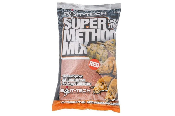 Bait-Tech krmítková směs Super Method Mix Red 2 kg