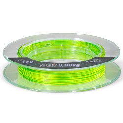 Saenger šňůra Hi-Vis Tiger Braid 12X 0,18mm 16,1kg 150m Yellow Green