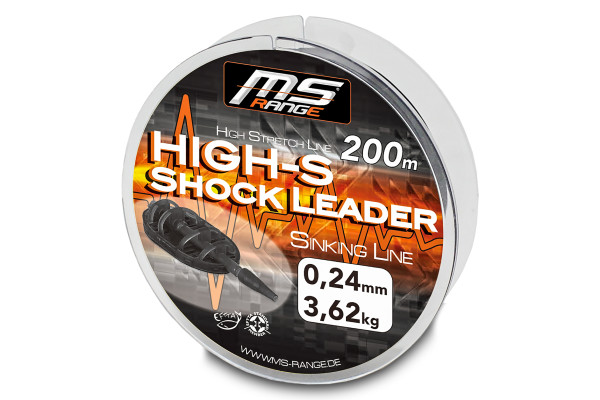 MS Range šokový návazec High-S Shock Leader 0,30 mm 200 m