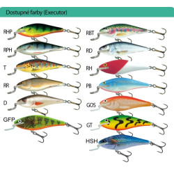 Salmo rybářské woblery executor IEX 12SR