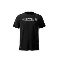 Sportex rybářské tričko T-Shirt černé s logem