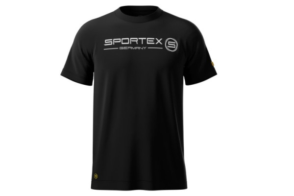 Sportex rybářské tričko T-Shirt černé s logem