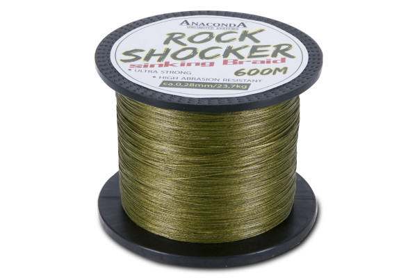 Anaconda pletená šňůra Rockshocker 0,22 mm 600 m