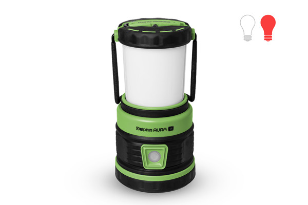 Kempingová lampa Delphin AURA UC