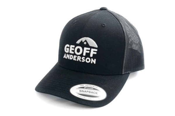 Kšiltovka Geoff Anderson SnapBack síťová s logem černá