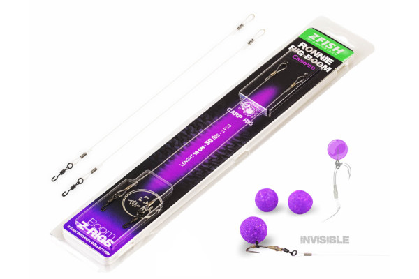 ZFISH Krimpovaný Návazec Ronnie Rig Boom 18cm/30lbs