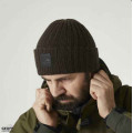 Čepice Geoff Anderson WizWool Njal beanie hnědá